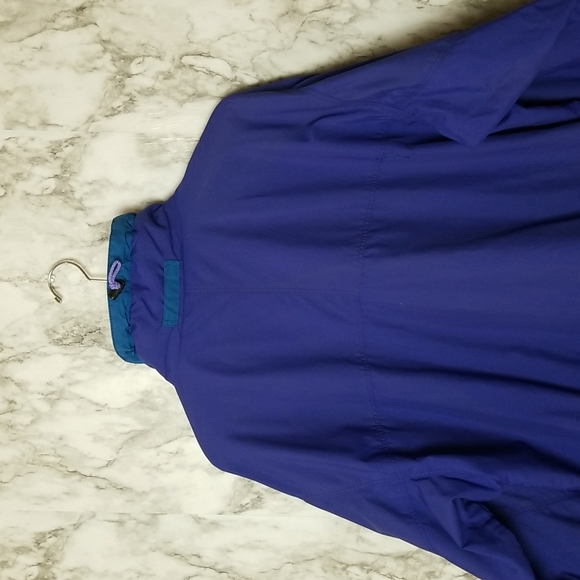 VTG 90's Patagonia Pullover Half Zipper Windbreaker Hood - Picture 8 of 8